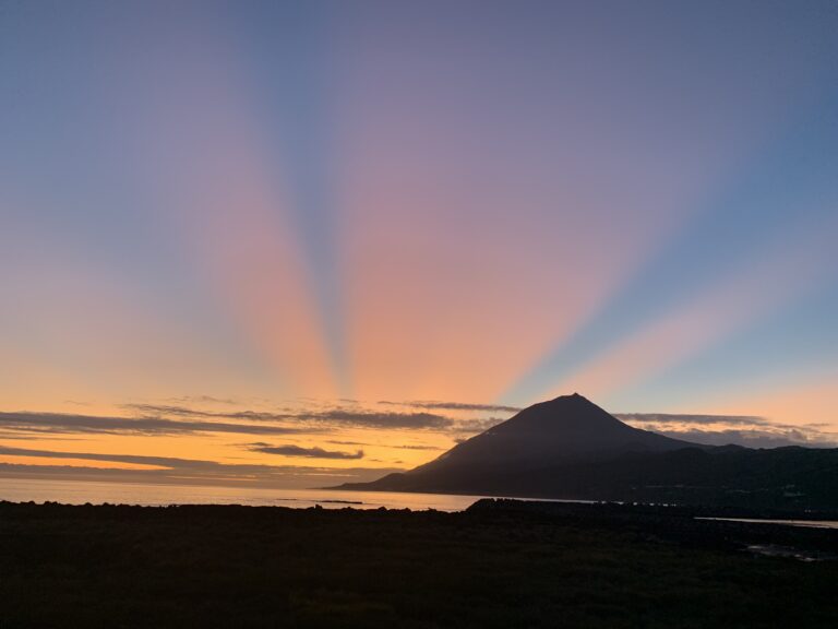 Sonnenuntergang auf Pico